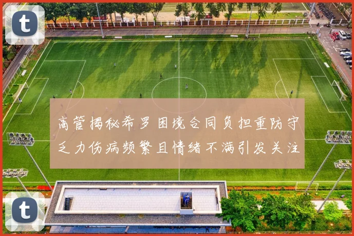 高管揭秘希罗困境合同负担重防守乏力伤病频繁且情绪不满引发关注